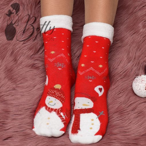 Vastag, thermo karácsonyi zokni