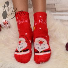 Karácsonyi mintás, meleg thermo zokni