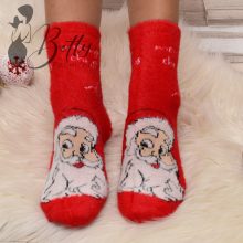 Karácsonyi mintás, meleg thermo zokni