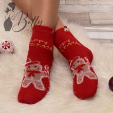 Karácsonyi mintás, meleg thermo zokni