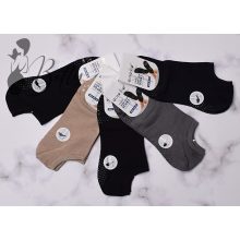 Talpán csúszásgátlós, férfi bokazokni, 5 pár/csomag 