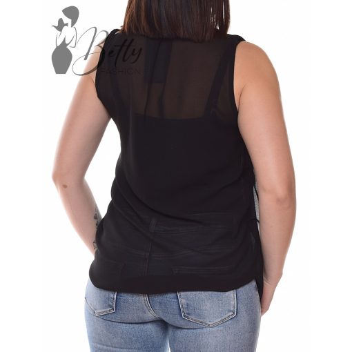 White Top with Jewelry Embellishment S/M