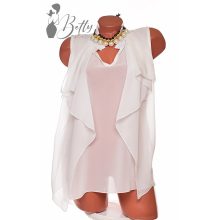 White Top with Jewelry Embellishment S/M